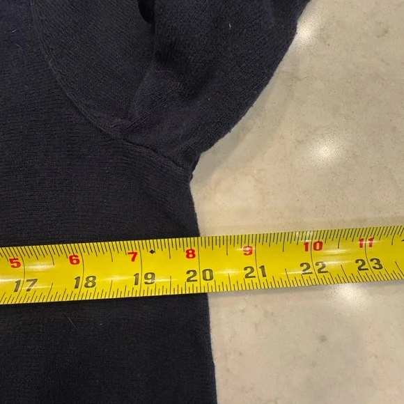 J. Jill Blue Fringe-Hem Relaxed Tunic Top - Picture 7 of 8